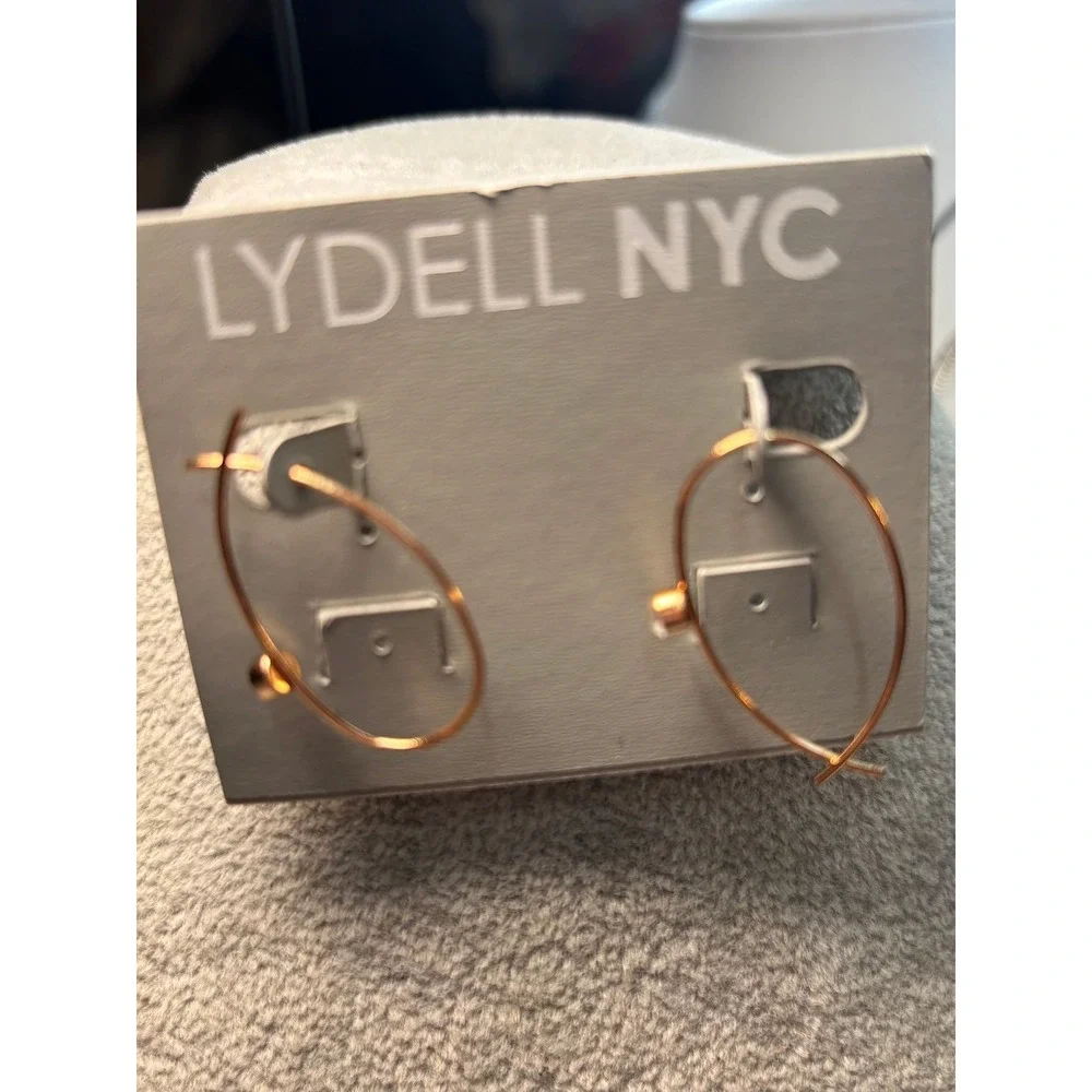 #61. Rose Colored Threader Earring